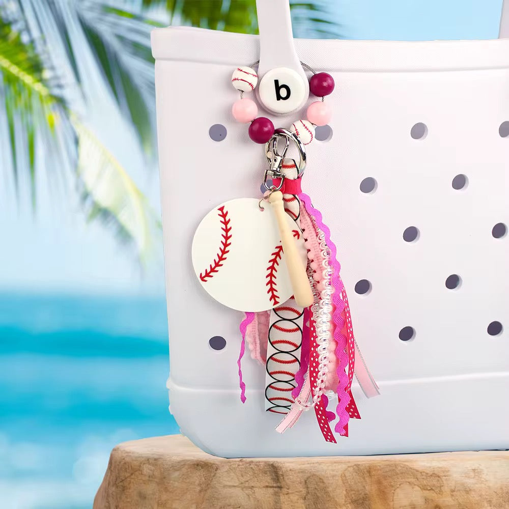 The Clutch Hit Baseball Bag Charm