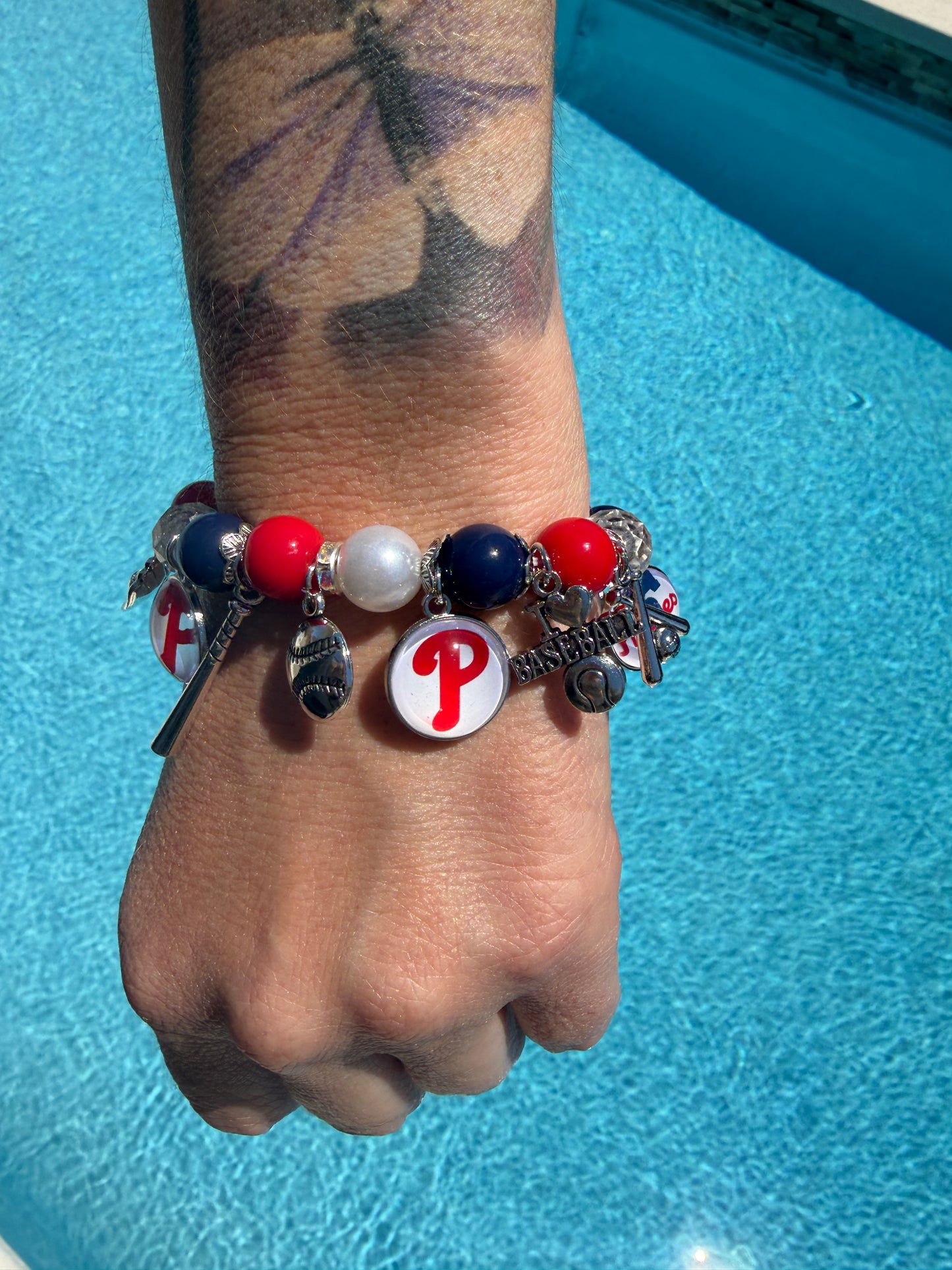 Phillies bangle bracelet