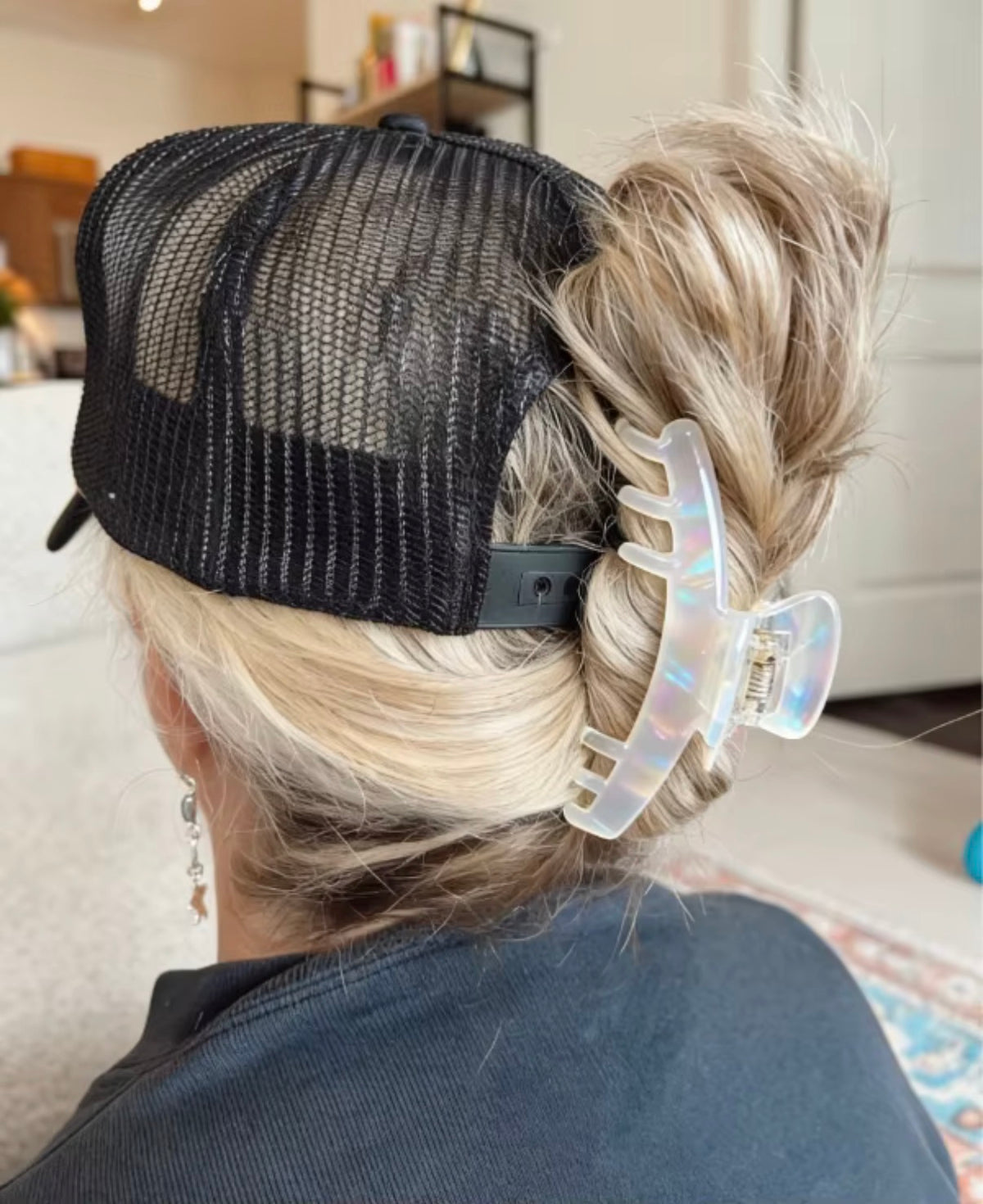 Hat Hair Claw Clip