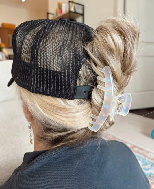 Hat Hair Claw Clip