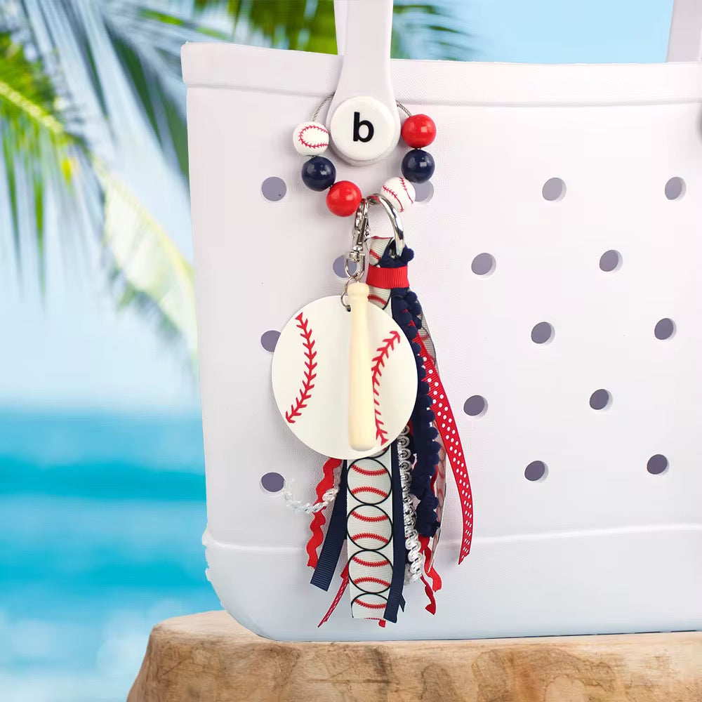 The Clutch Hit Baseball Bag Charm