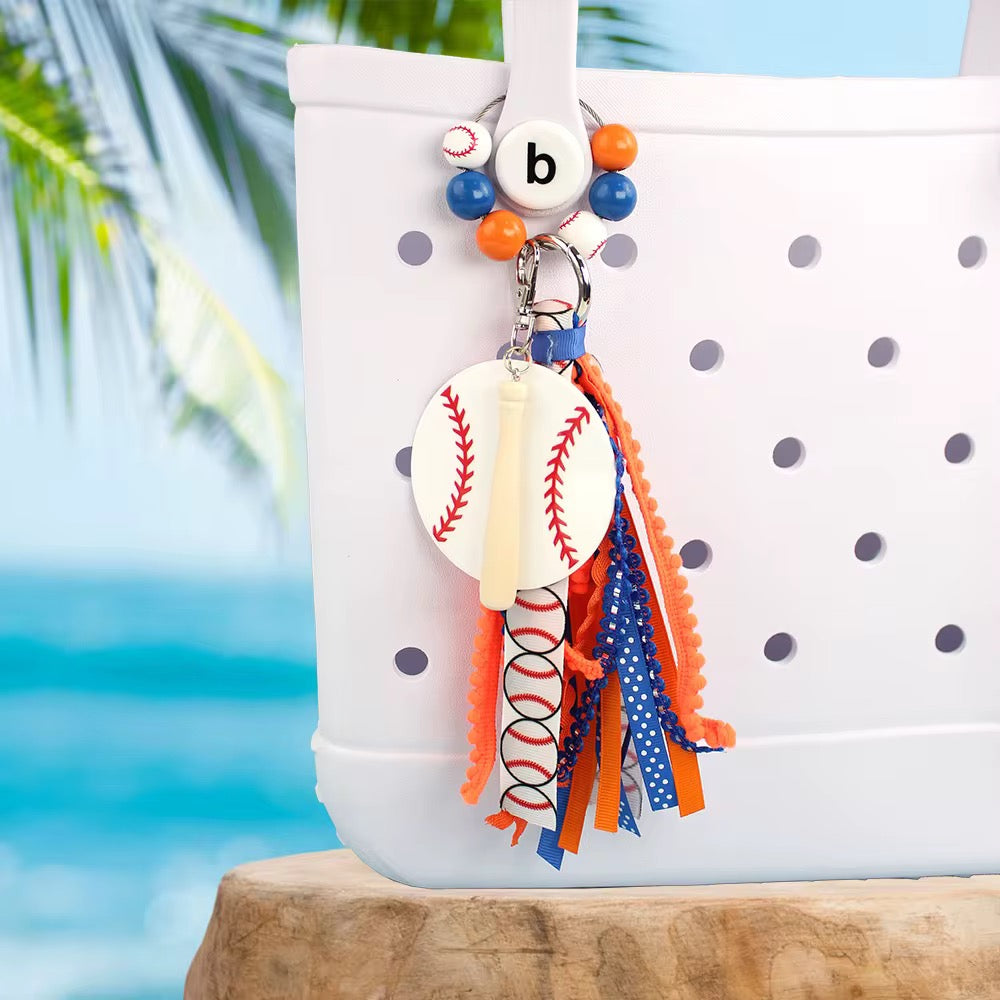 The Clutch Hit Baseball Bag Charm