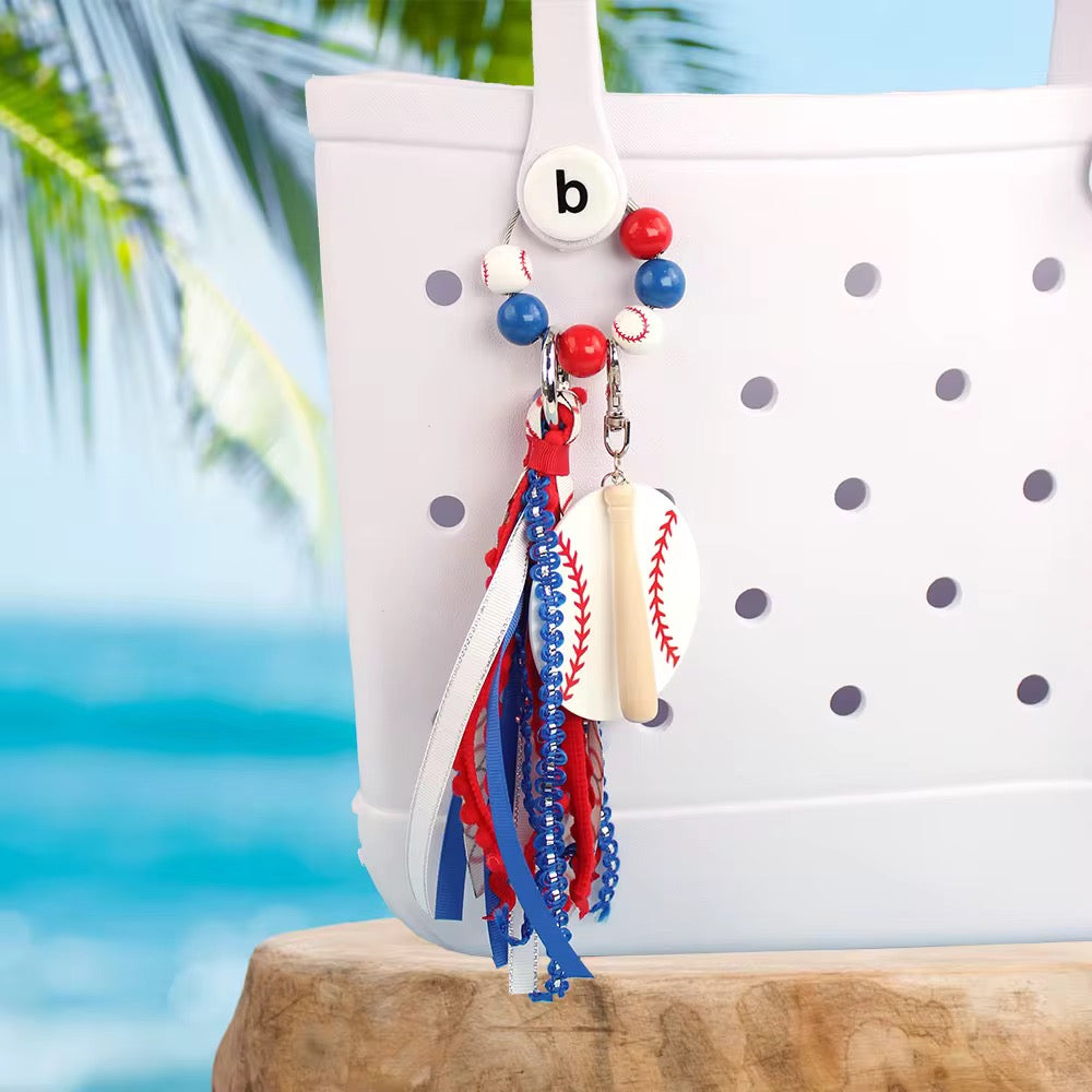 The Clutch Hit Baseball Bag Charm
