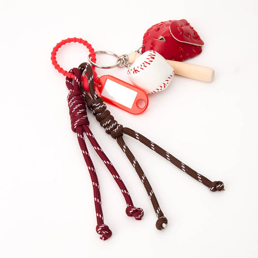 Babe's Baseball Name Tag Key Chain