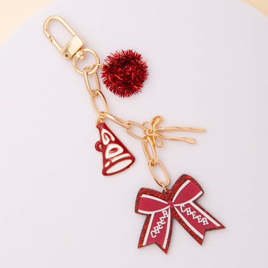 Loud and Proud Key Chain: Burgundy