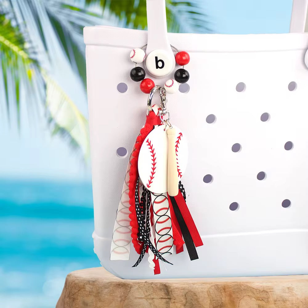The Clutch Hit Baseball Bag Charm