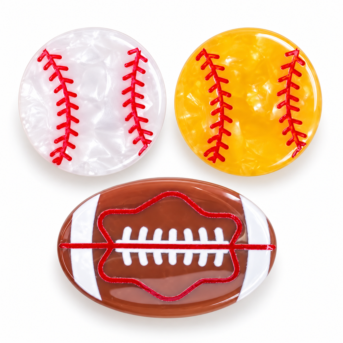 Mini Sports Claw Clips