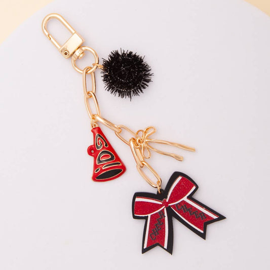 Loud and Proud Key Chain: Red Black