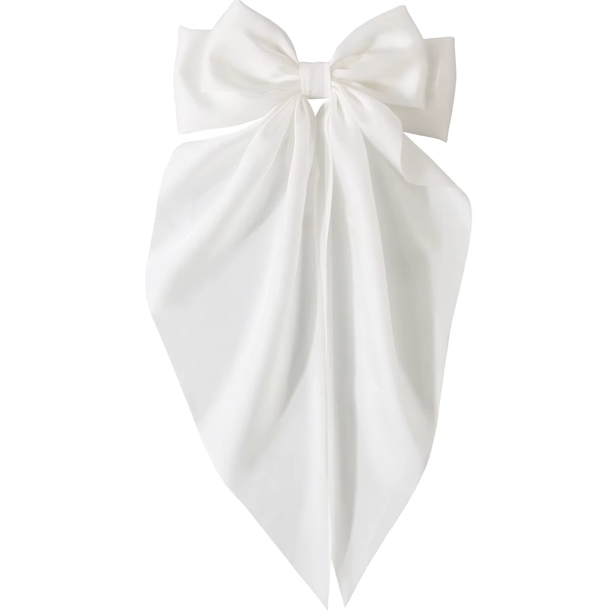 Oversized Satin Bow Clip – Hair Bow & Bag Accessory